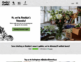 us.freddiesflowers.com screenshot