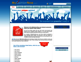 us.myopinionnow.com screenshot