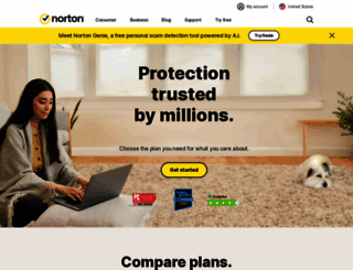 us.norton.com screenshot