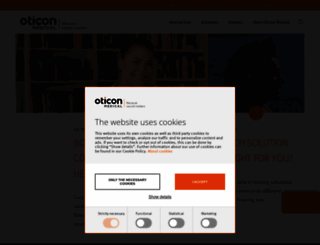 us.oticonmedical.com screenshot