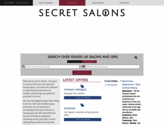 us.secretsalons.com screenshot