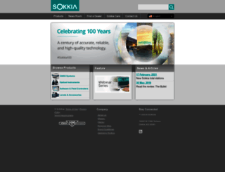 us.sokkia.com screenshot