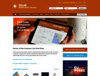 us.solarbusinesshub.com screenshot