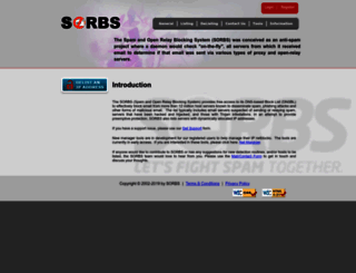 us.sorbs.net screenshot