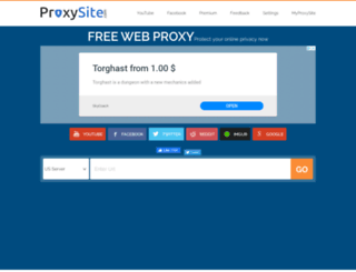 us2.proxysite.com screenshot