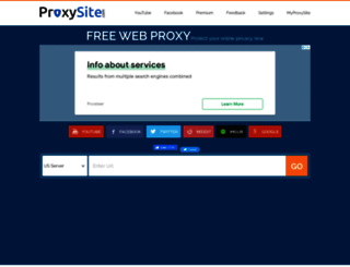 us3.proxysite.com screenshot