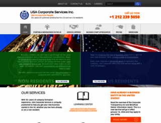 usa-corporate.com screenshot