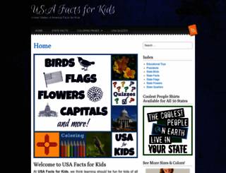 usa-facts-for-kids.com screenshot