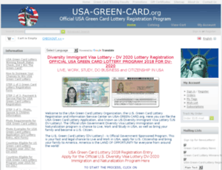 usa-green-card-lottery.org screenshot