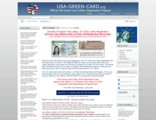 usa-green-card.org screenshot