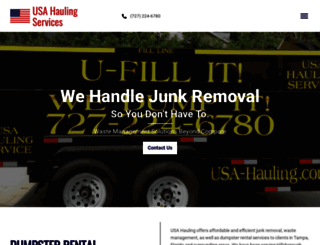 usa-hauling.com screenshot