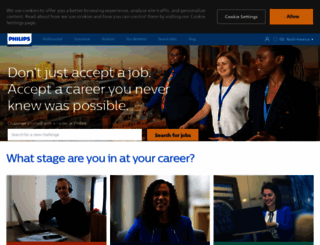 usa.careers.philips.com screenshot