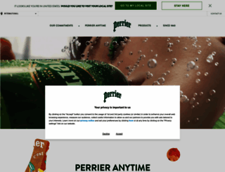 usa.perrier.com screenshot