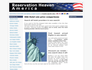usa.reservationheaven.com screenshot