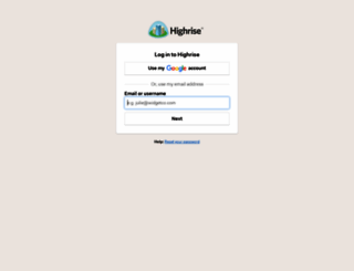 usaadmission.highrisehq.com screenshot