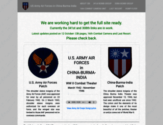 usaaf-in-cbi.com screenshot