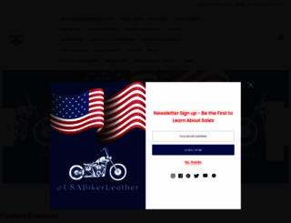 usabikerleather.com screenshot