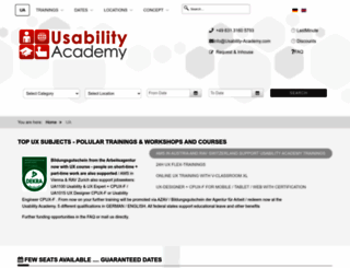 usability-academy.com screenshot