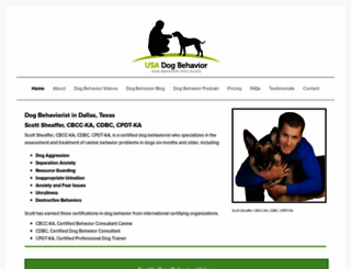 usadogbehavior.com screenshot