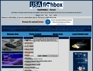usafishbox.forumotion.com screenshot