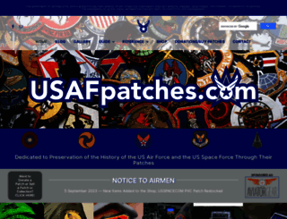 usafpatches.com screenshot
