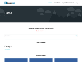 usahaku.info screenshot