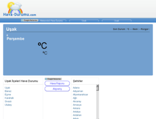 usak.hava-durumu.com screenshot