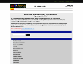 usalanyards.com screenshot