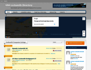 usalocksmithdirectory.com screenshot