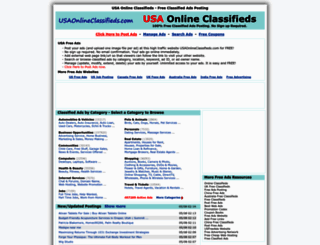 usaonlineclassifieds.com screenshot