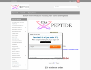 usapeptide.com screenshot