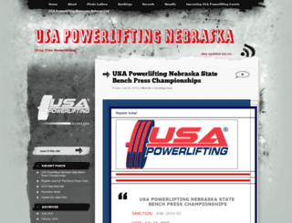 usapowerlifting-nebraska.com screenshot