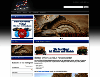 usapowersportsmi.com screenshot