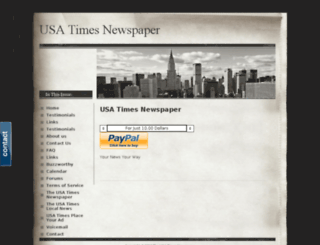 usatimesnewspaper.webs.com screenshot