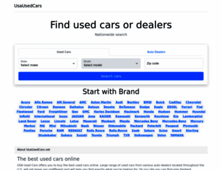 usausedcars.net screenshot