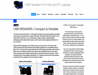 usb-computer-speakers.com screenshot