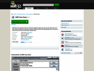 usb-virus-scan.soft32.com screenshot