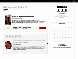 uscaa.ticketleap.com screenshot