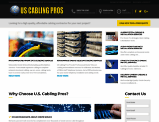 uscablingpros.com screenshot