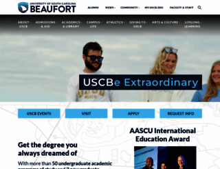 uscb.edu screenshot
