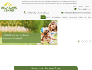usdaloancenter.com screenshot