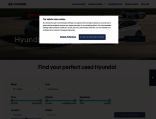 used.hyundai.co.uk screenshot