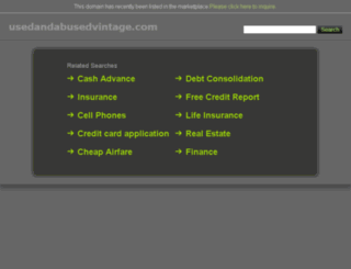 usedandabusedvintage.com screenshot