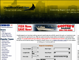 usedboatyard.com screenshot