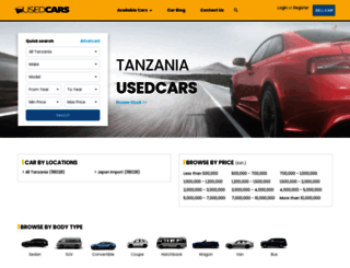 usedcars.co.tz screenshot