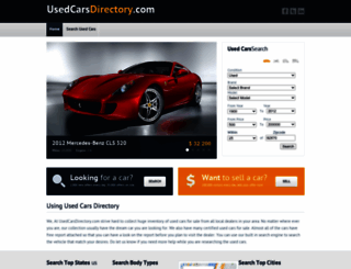 usedcarsdirectory.com screenshot