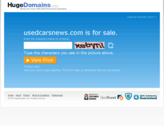 usedcarsnews.com screenshot