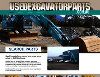 usedexcavatorparts.com.au screenshot
