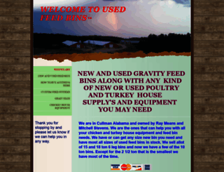 usedfeedbins.com screenshot