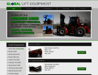 usedforklifts.ca screenshot